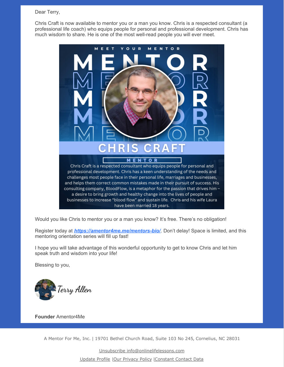 Email campaign sample 01