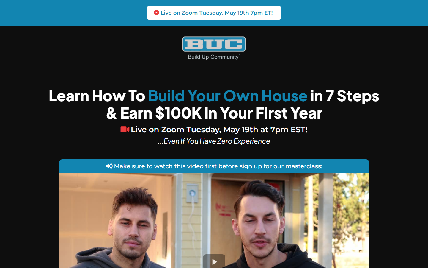 7-Figure Builder opt-in funnel