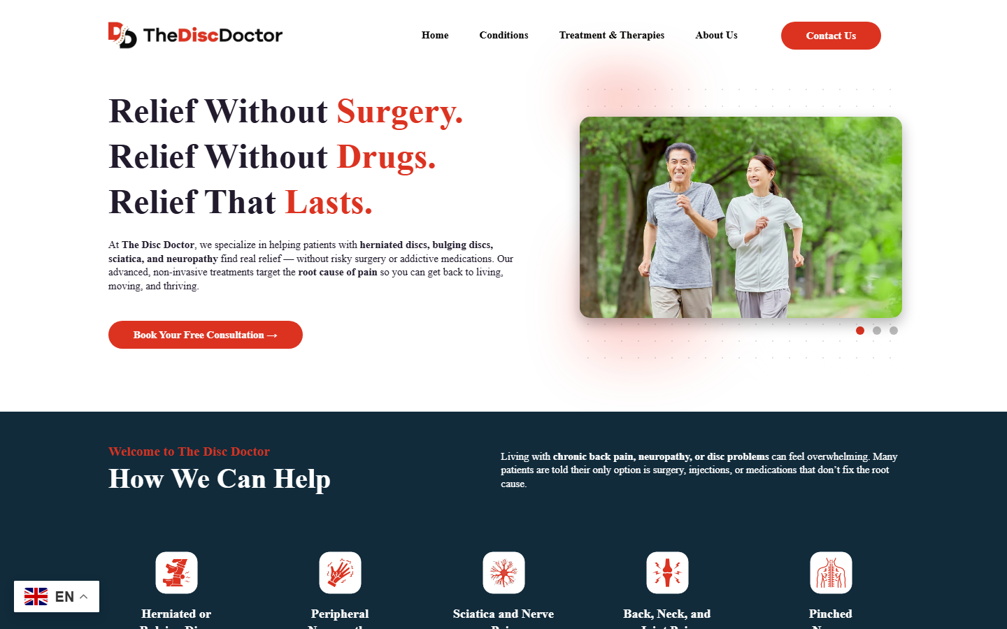 The Disc Doctor website